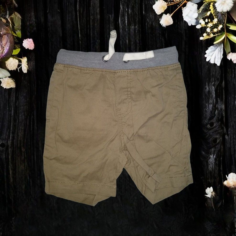 Boys Cotton Khaki Shorts - 2 Yrs